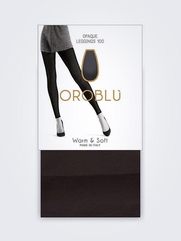 Oroblu läbipaistmatud soojad retuusid "Warm & Soft 100 Den Black"
