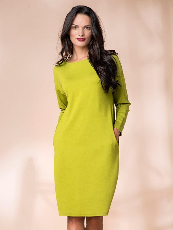 Lega viskoosist kleit "Gitana Lime Lemon"