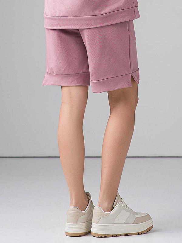 Lega puuvillased vabaaja lühikesed püksid "Margarita Dusty Pink"