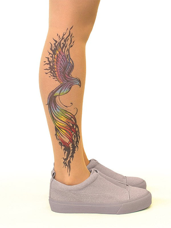 Stop & Stare pėdkelnės su tatuiruote "Firebird 20 Den Sun"