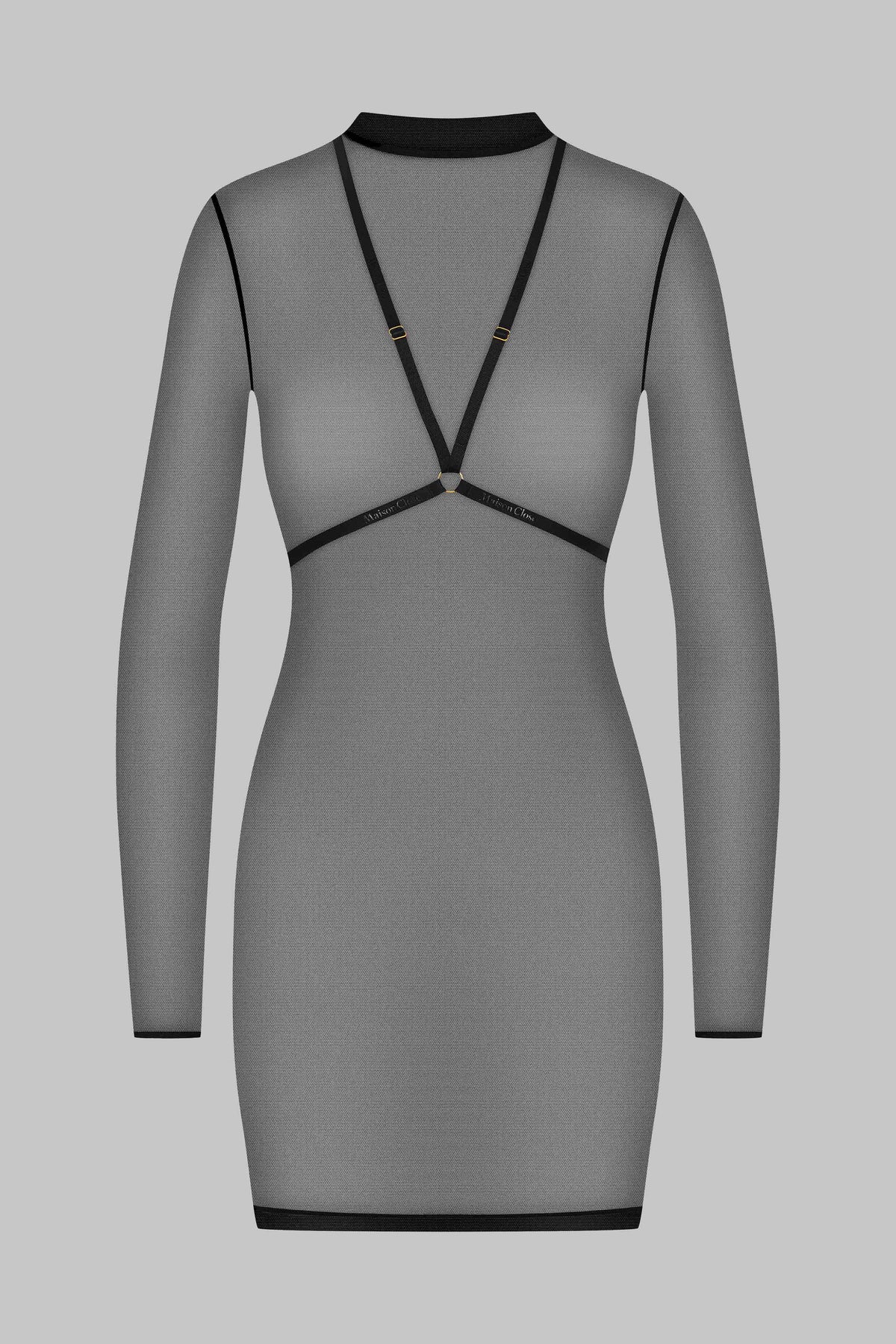 Maison Close tüllkleit keharihmadega "Corps à Corps Black"
