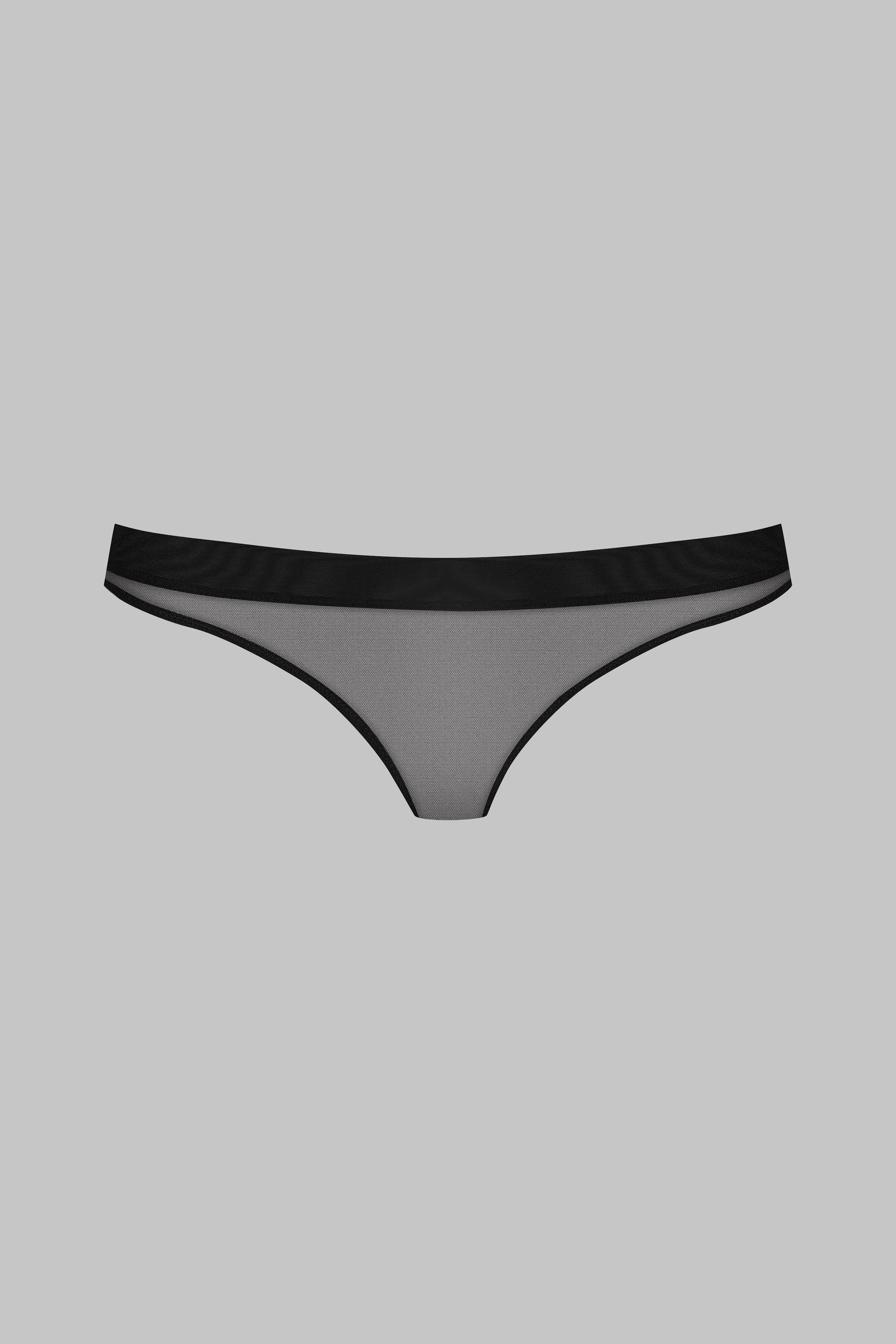 Maison Close прозрачные трусики "Le Ravissant Black"