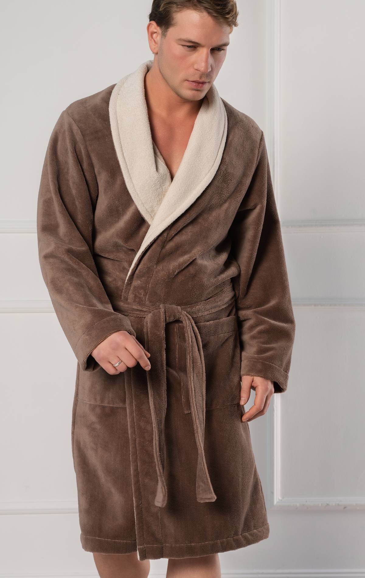 Belmanetti двухсторонний халат с бамбуковым волокном 