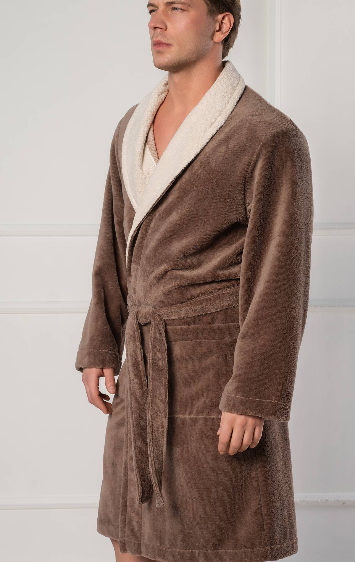 bamboo cotton men robe