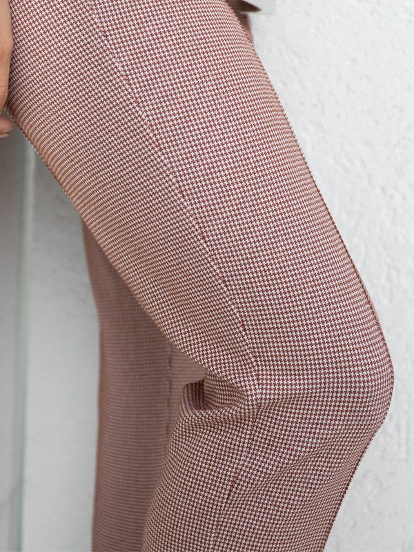 Atella viskozinės kelnės "Tina Dusty Pink"