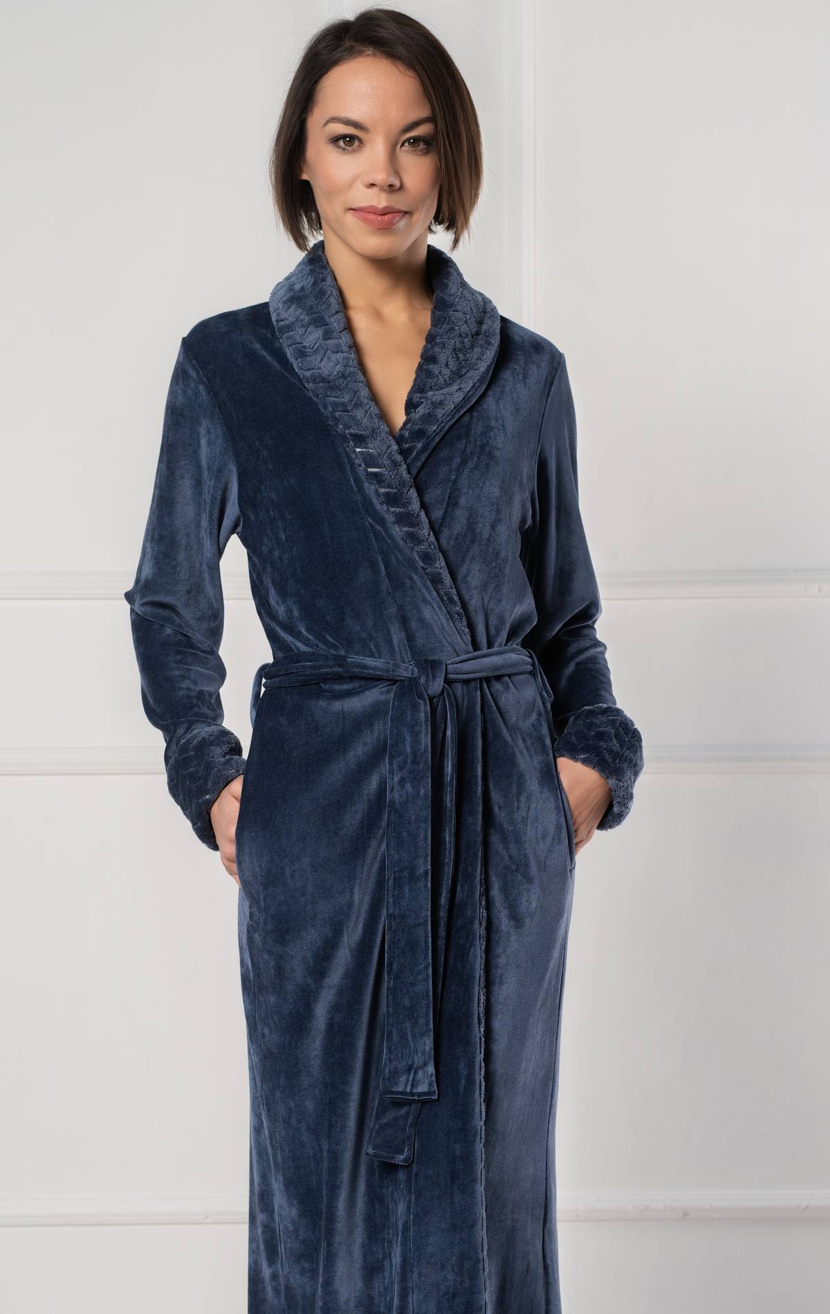 Belmanetti длинный бамбуковый халат 