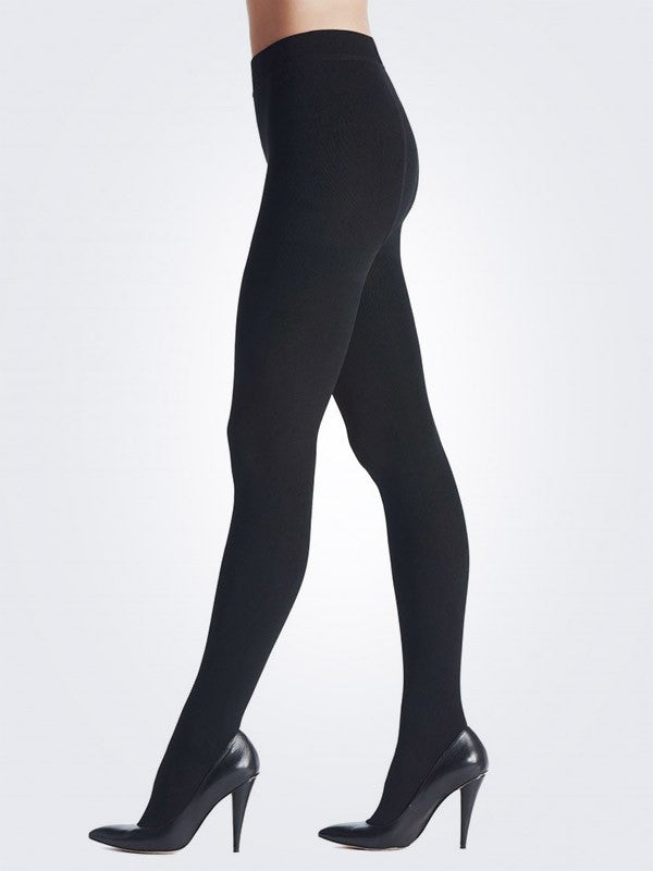 Oroblu nepermatomos šiltos pėdkelnės "Warm & Soft 100 Den Black"