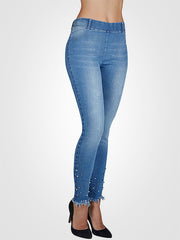 Ysabel Mora užpakaliuką pakeliančios kelnės "Neyla Push-Up Light Blue Jeans"