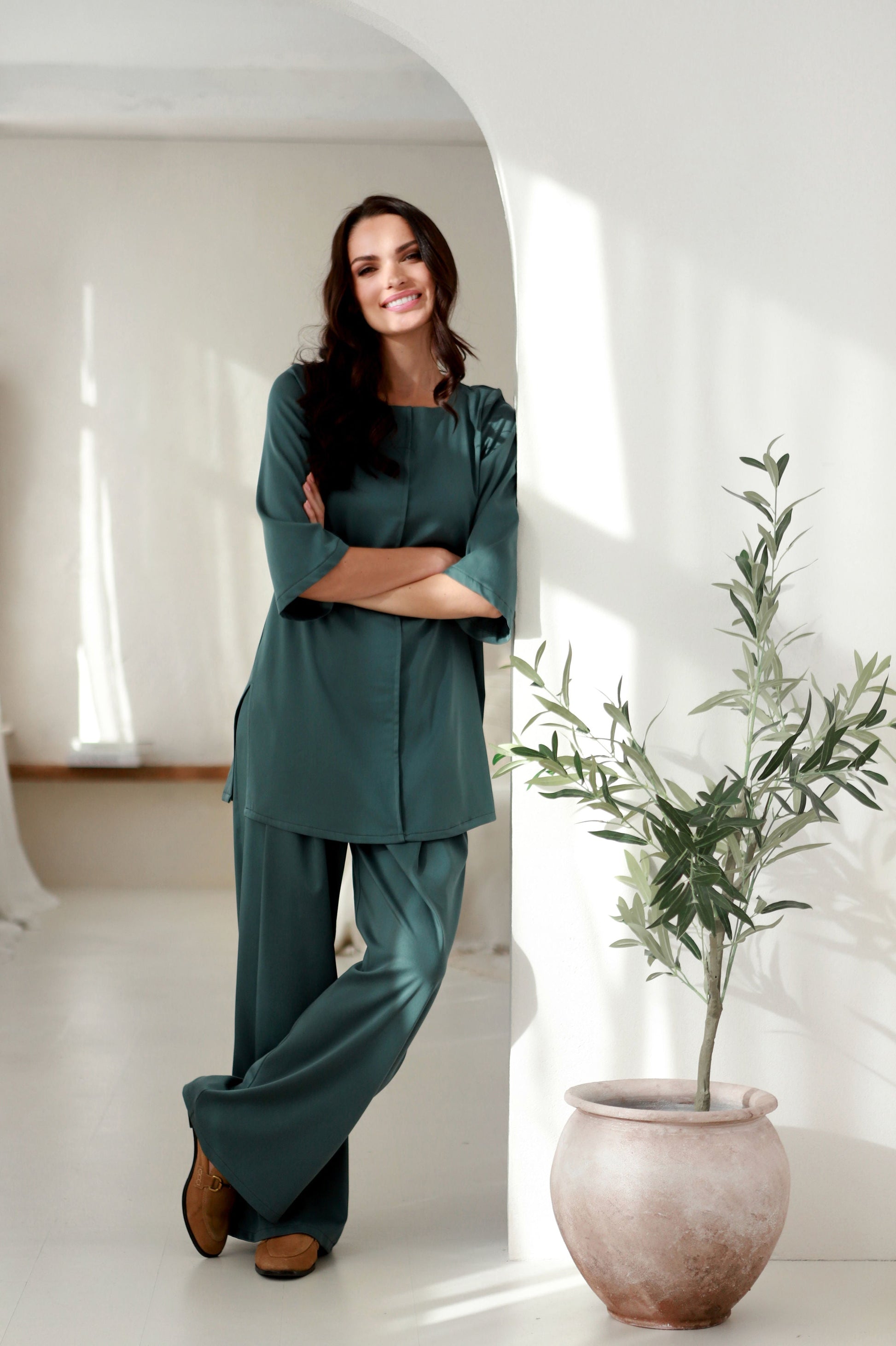 elegantiška tunika moterims