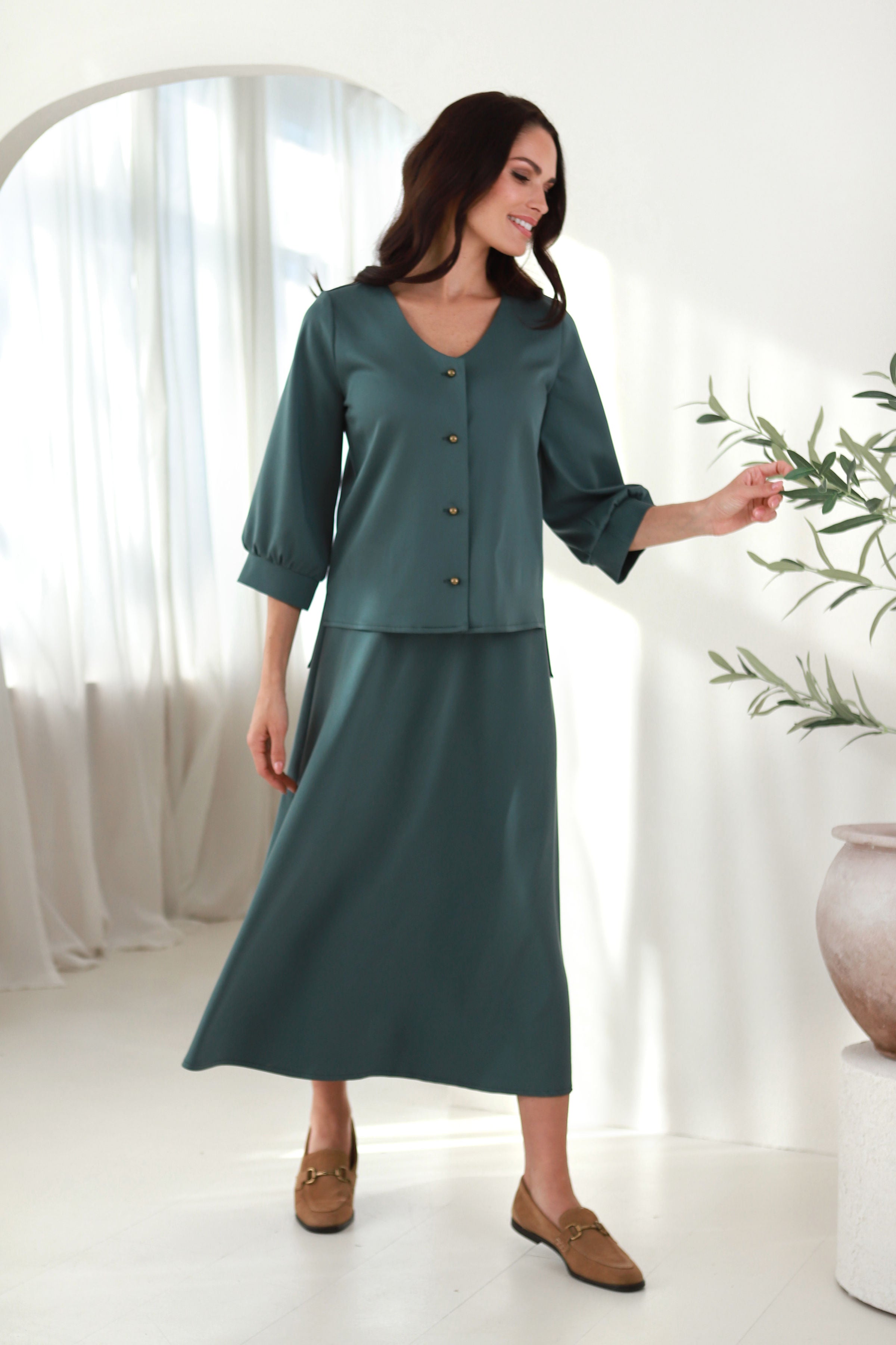 Lega юбка миди А-силуэта 