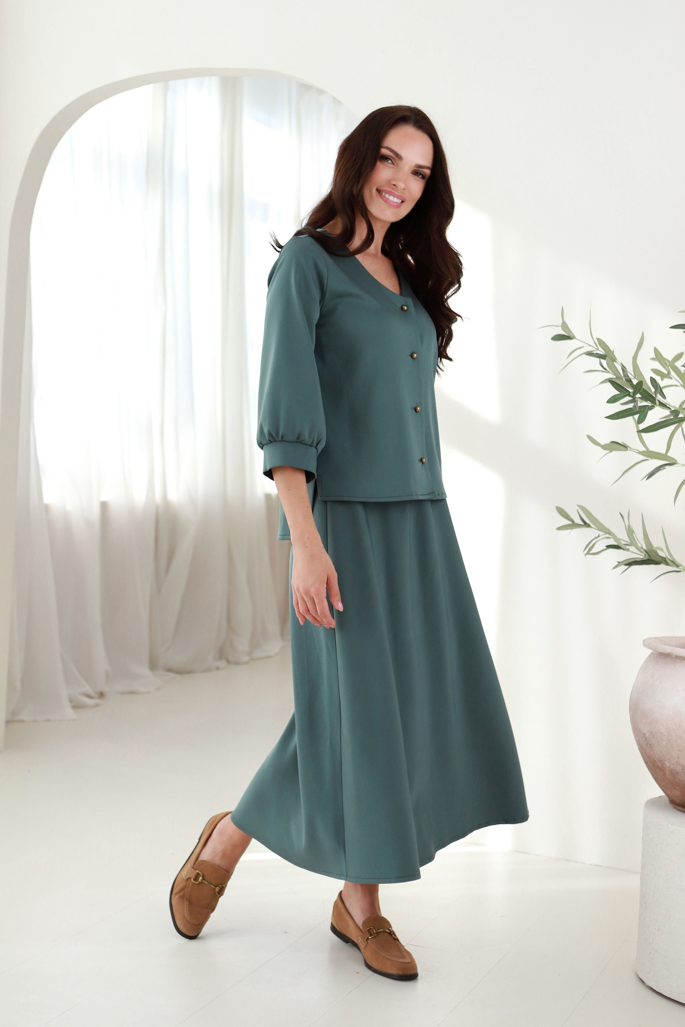 klasikinis moteriškas sijonas