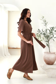 elegantiška midi suknelė