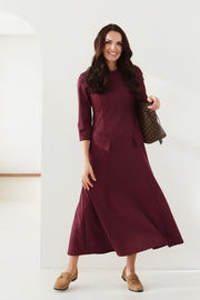 elegantiška midi suknelė