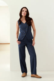 tiesaus kirpimo kelnės