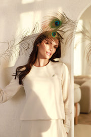 klasikinis medvilninis džemperis