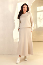 a formos ilgas medvilninis sijonas