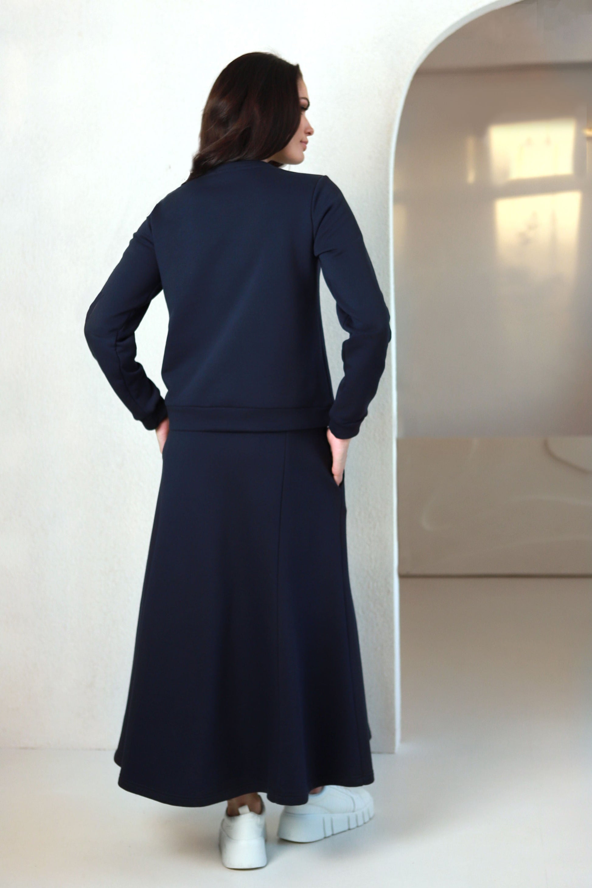 medvilninis sijonas moterims