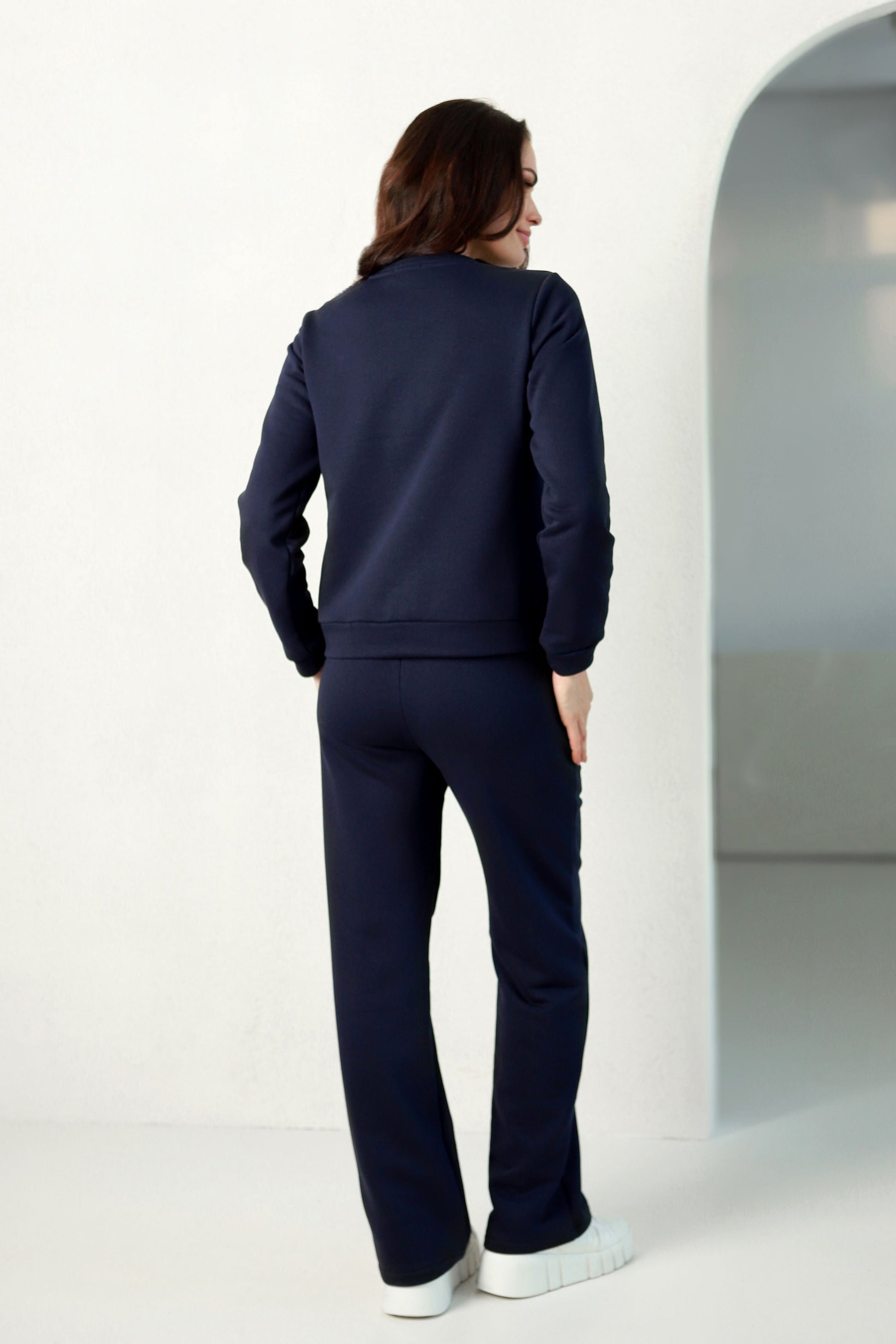 medvilninės kelnės moterims