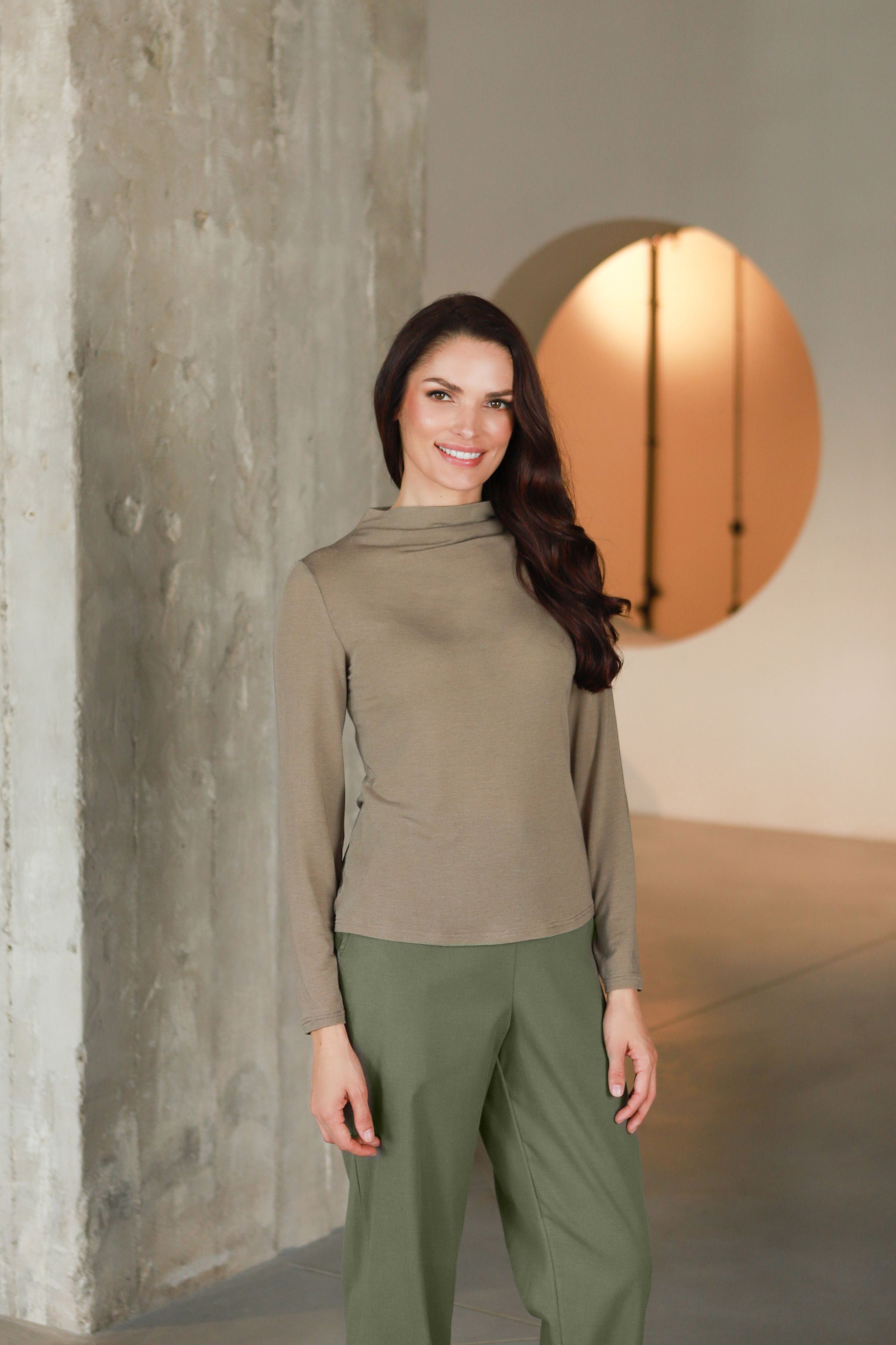Lega püksid "Hannah Olive Grey"