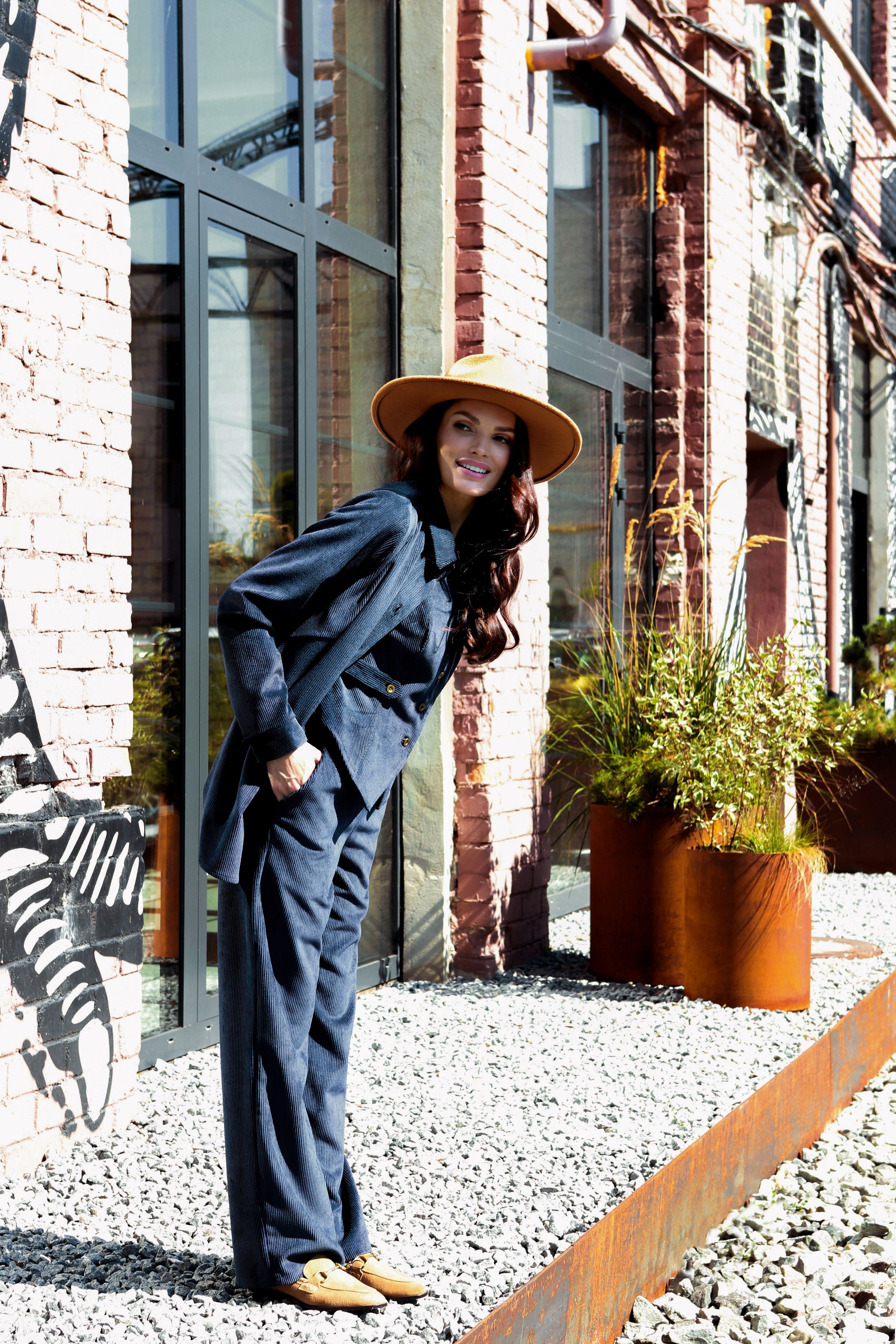 Lega sametvest "Siena Navy Velvet"