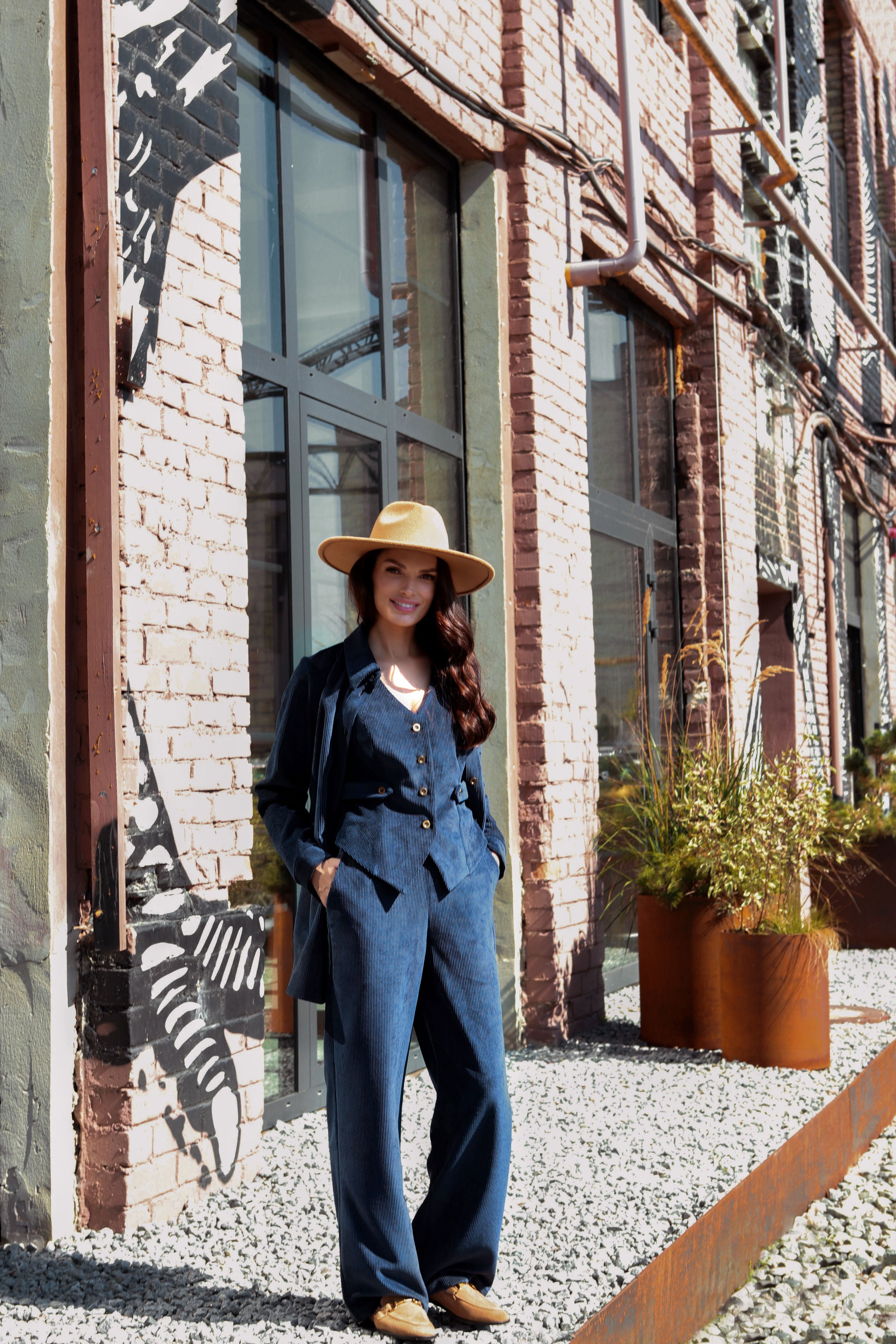 Lega sametvest "Siena Navy Velvet"