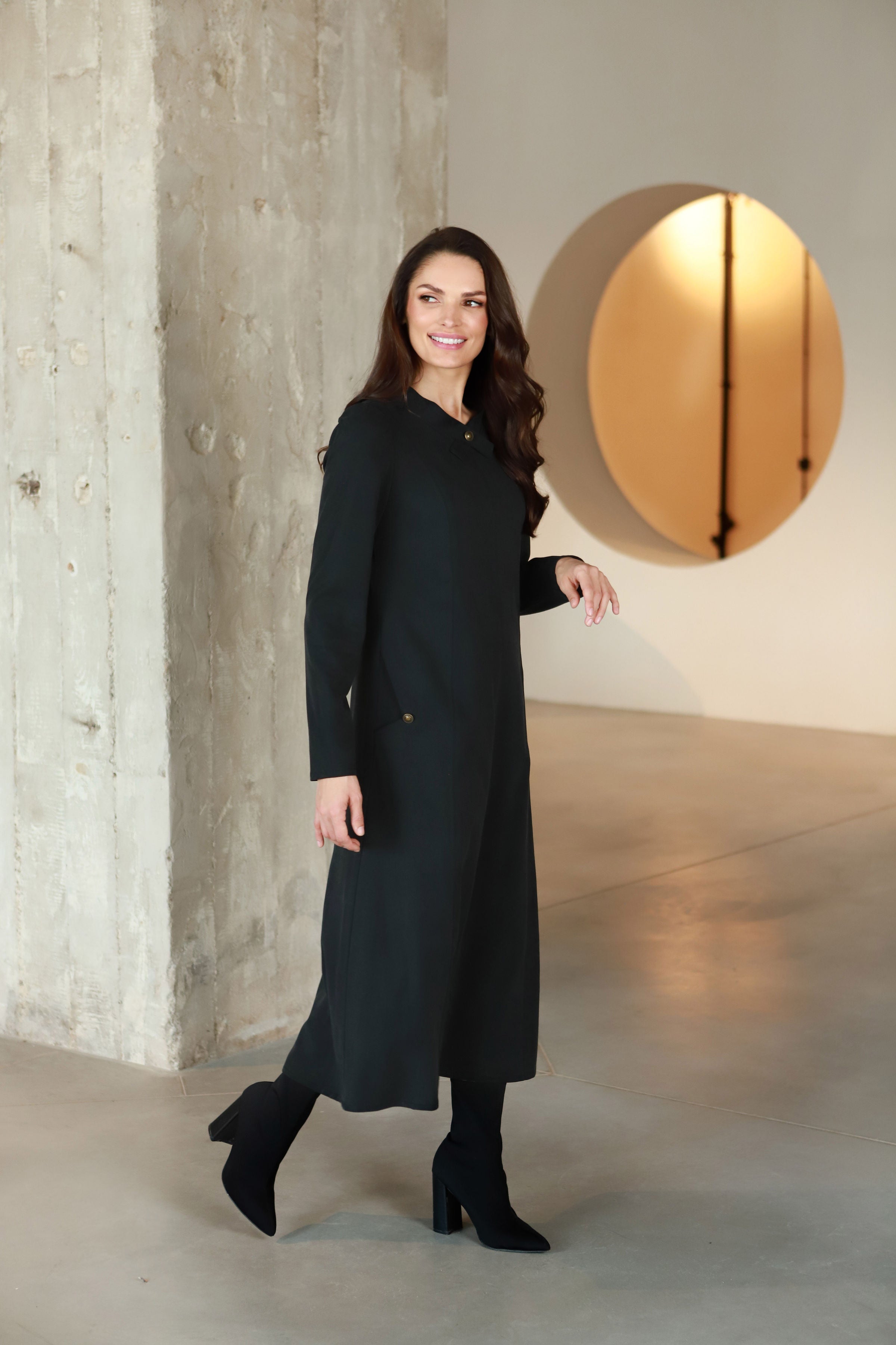 Lega midikleit "Francesca Graphite Black"