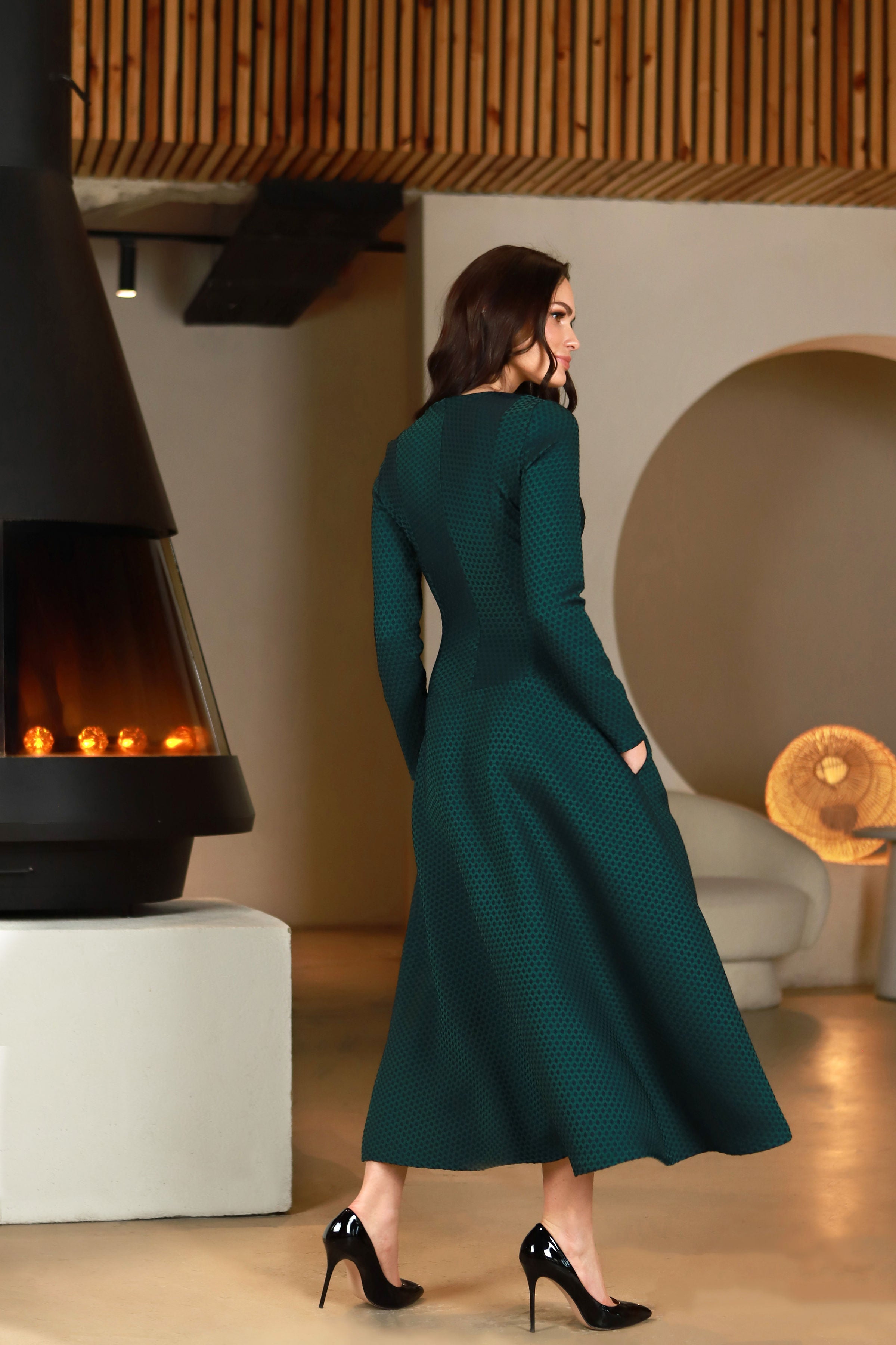 Lega Mirta A formos suknelė Emerald Navy