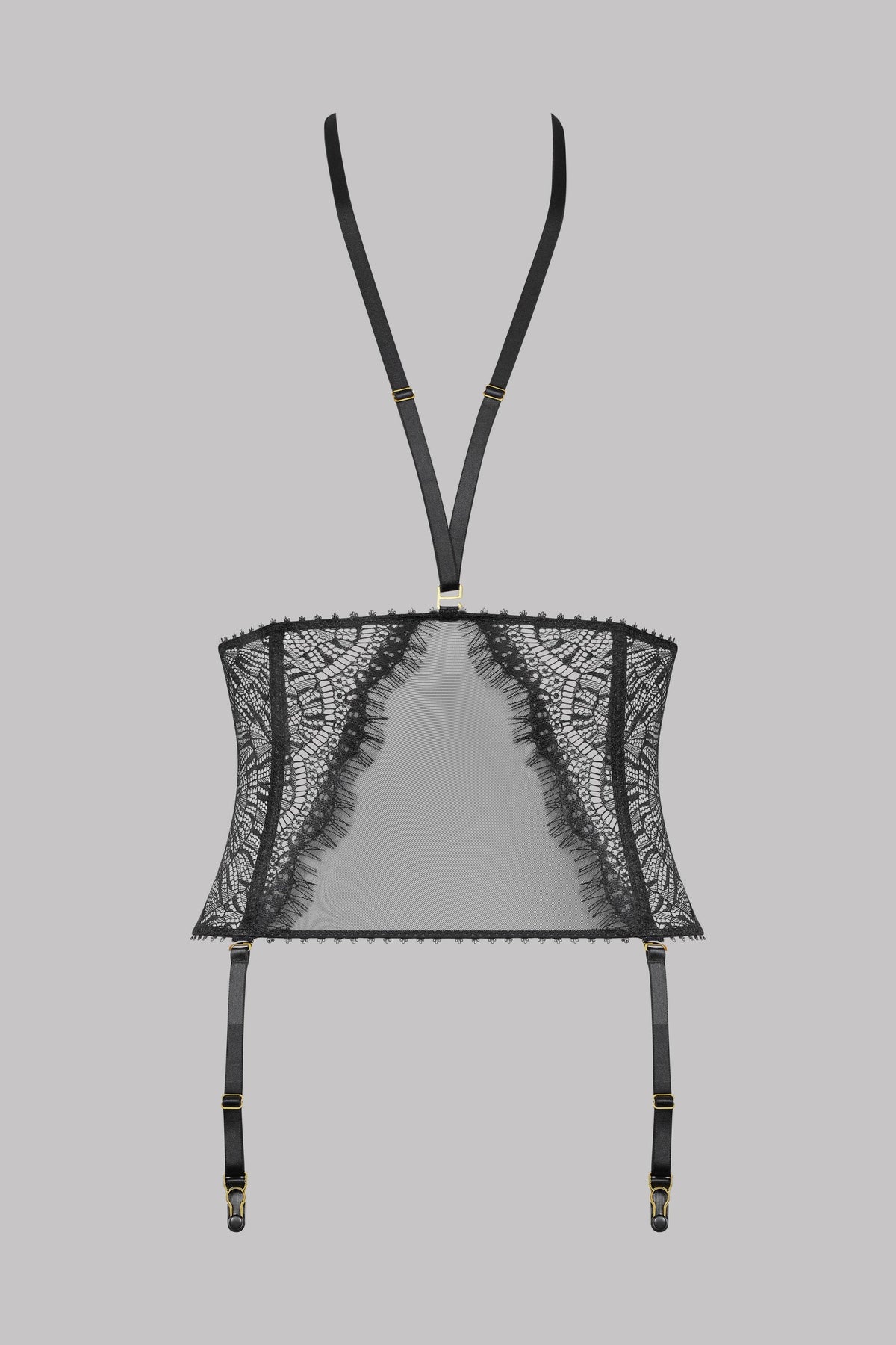 Maison Close pitsiline sukahoidja "Accroche Coeur Black"