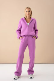 cutmyfashion Leisure Tracksuit Meida Orchid