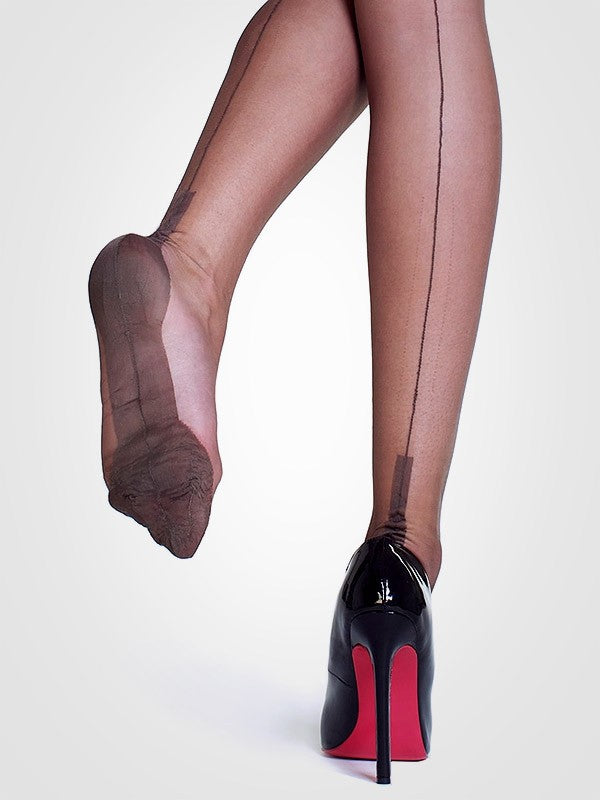 Gio prisegamos kojinės "Cuban Heel Chocolate"