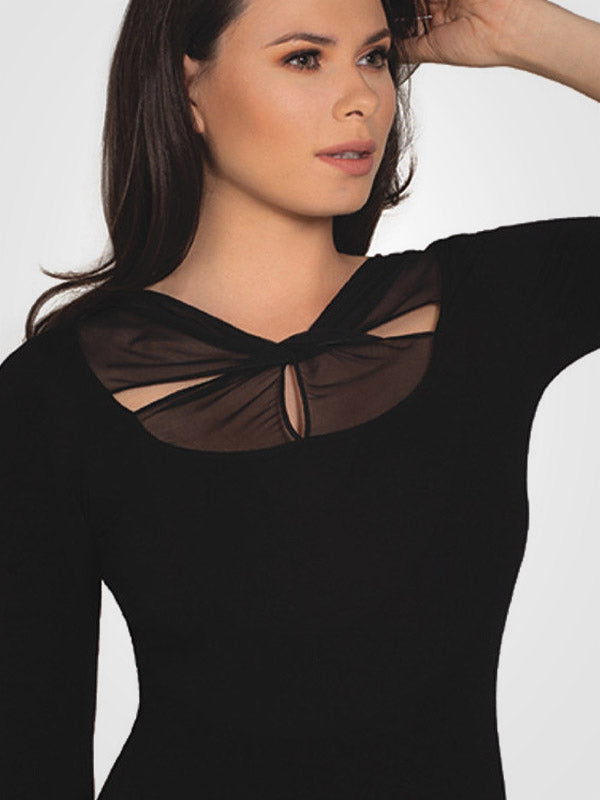 Gatta viskoosist bodi "Leticia Black"