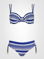Maryan Mehlhorn bikini maudymosi kostiumėlis "Cruise Navy - White Stripes"