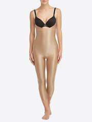 Spanx koreguojantis kostiumas atvira krūtine "Suit Your Fancy Catsuit Nude"