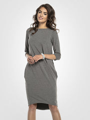 Tessita medvilninė suknelė "Helmi Grey"