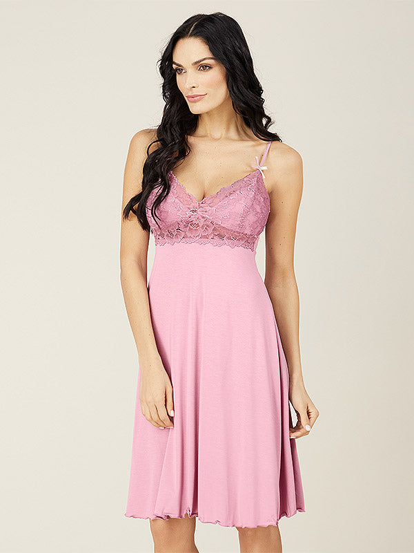 Lega viskoziniai naktiniai "Regina Dusty Pink"