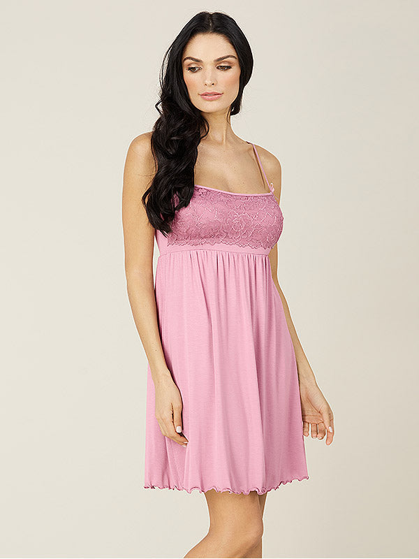Lega viskoziniai naktiniai "Judita Dusty Pink"