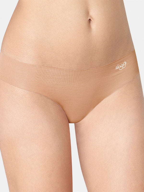 Sloggi 2 lazeriu kirptų mikrofibros kelnaičių stringų komplektas "Zero Microfibre H Hipstring Skin"
