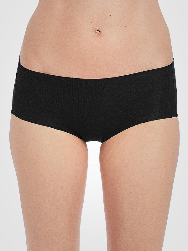Wacoal nesiplaušojančios hipster medvilninės kelnaitės "Beyond Naked Black"