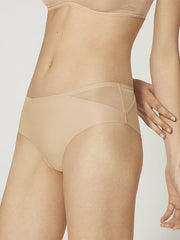 Sloggi lengvos lazeriu kirptos besiūlės hipster kelnaitės "Oxygene H Nude"