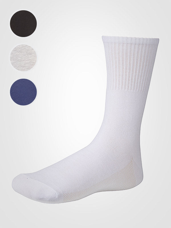 Ysabel Mora 3 unisex medvilninių sportinių kojinių komplektas "Breathable Black - Grey - Navy"