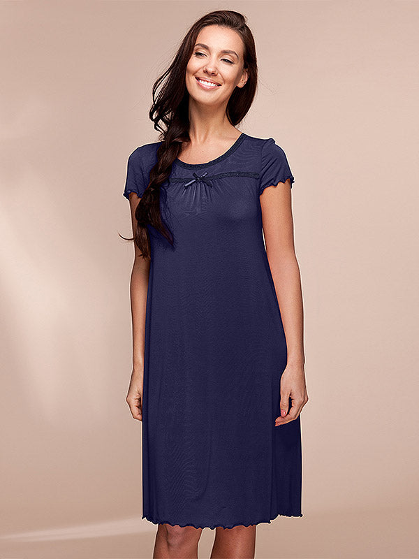 Lega viskoziniai naktiniai "Polina Dark Blue"