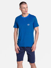 Henderson medvilninė vyriška pižama "Drake Blue - Navy"