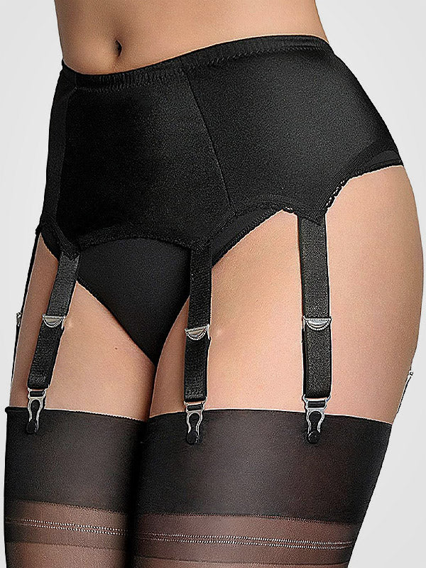 Nylon Dreams 6 tripiga klassikaline pitsiline sukahoidja 