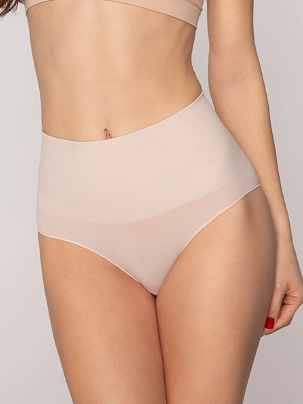 Gatta Seamless High-Waist Microfiber Briefs Sensual Skin Correct Nude