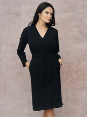 Lega medvilninis chalatas "Keira Black"