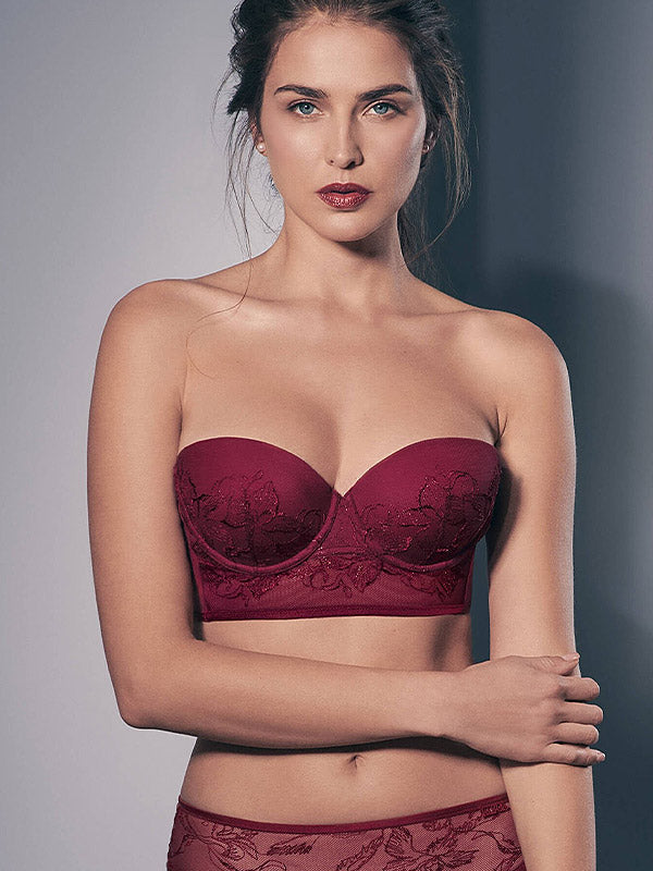 Lisca balconette liemenėlė "Ruby Bordeaux"