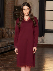 Bisbigli viskozinė suknelė "Suzana Bordeaux"