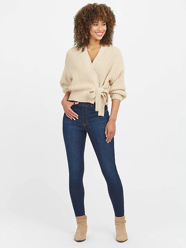 Spanx koreguojantys džinsai-leginsai "Ankle Skinny Indigo"