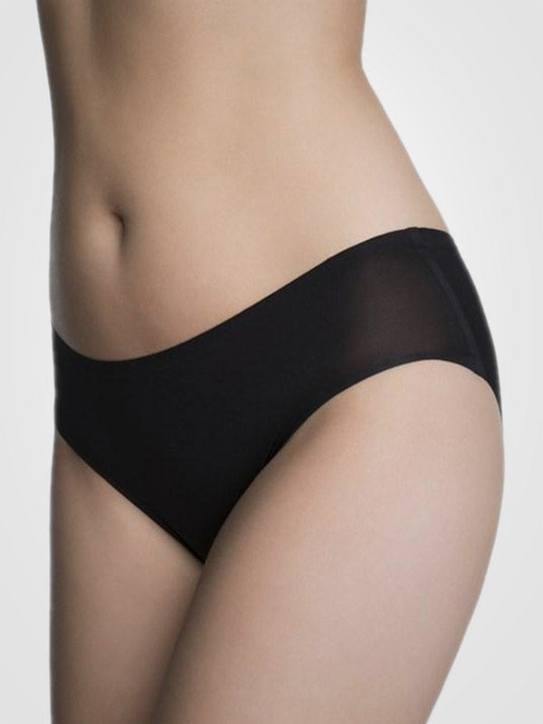 Julimex Stretchy Laser-cut Panty Flexi-One Plus Size Maxi Black