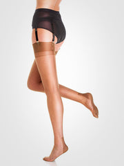 Gio prisegamos kojinės "Havana Heel Bronze"